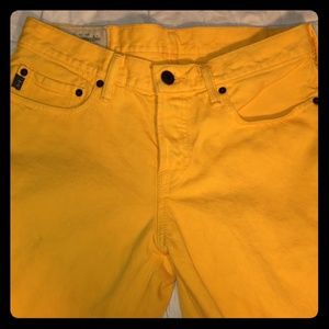 Mens pants - medium gold/yellow